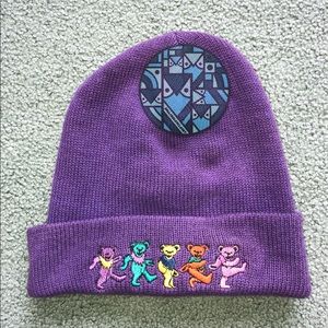 Vintage 1994 Grateful Dead Dancing Bear Beanie